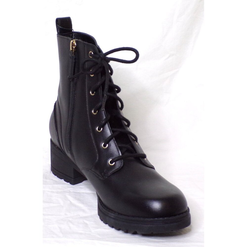 🆕 COLE HAAN Camea Ankle Moto Combat Waterproof Boot 7.5 Black - Picture 11 of 13